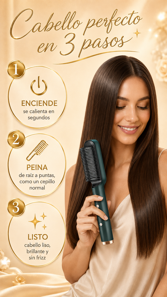 Cepillo Alisador Rizador Multifuncional